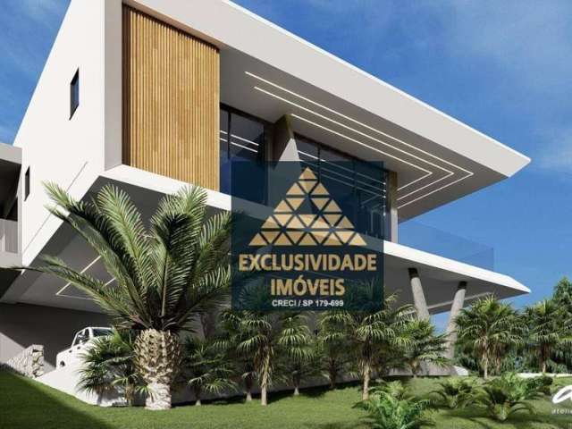 Sobrado para venda em Ouro Fino de 515.00m² com 4 Quartos, 4 Suites e 7 Garagens