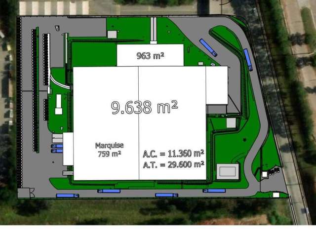 Galpão / Depósito / Armazém para alugar em Jardim Santo Afonso de 29600.00m² com 3 Quartos e 3 Garagens