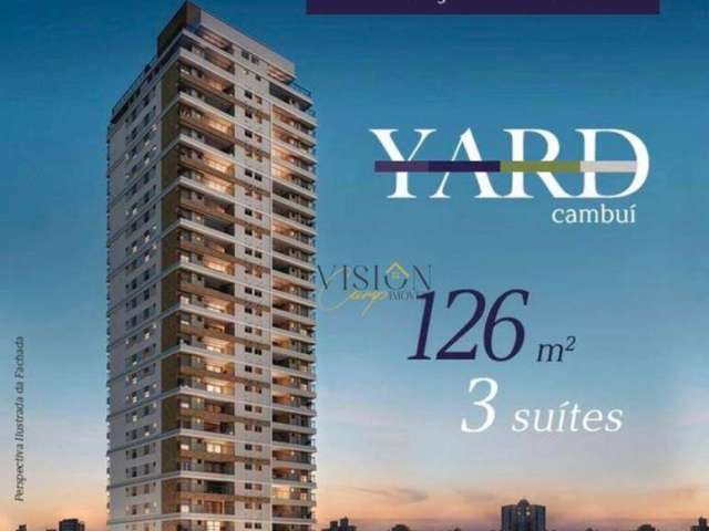 Apartamento para venda em Cambuí de 123.00m² com 3 Quartos e 3 Suites