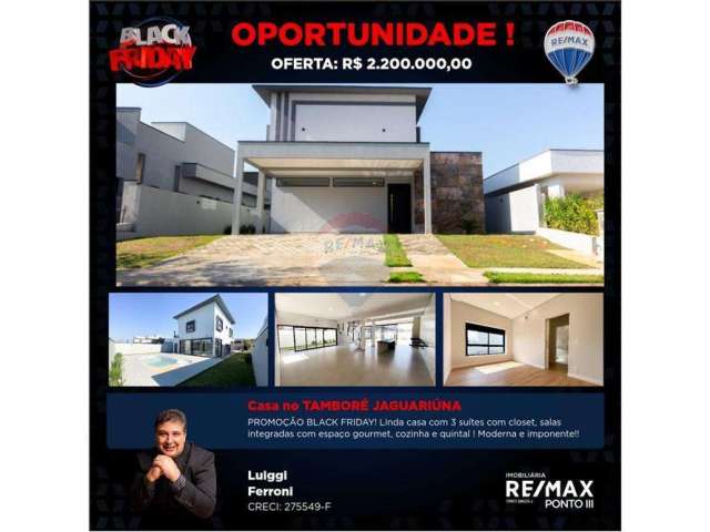 Casa para venda em Residencial Campo Camanducaia de 246.00m² com 3 Quartos, 3 Suites e 4 Garagens