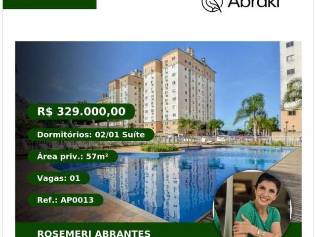 Apartamento para venda em Guaíra de 57.00m² com 2 Quartos, 1 Suite e 1 Garagem