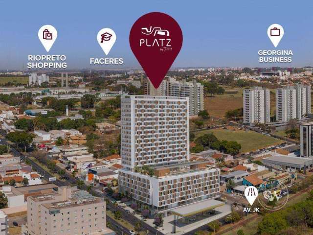 Apartamento para venda em Jardim Tarraf Ii de 27.00m² com 1 Quarto e 1 Garagem