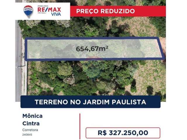 Terreno para venda em Jardim Paulista de 654.67m²