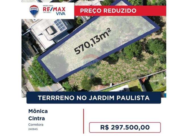 Terreno para venda em Jardim Paulista de 570.13m²