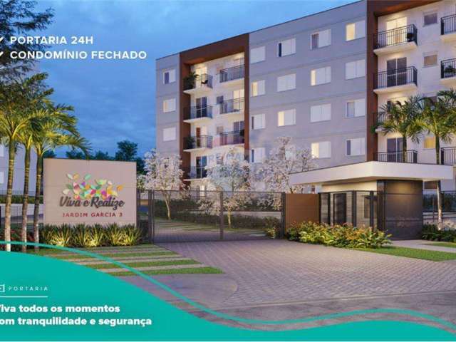 Apartamento para venda em Jardim García de 41.35m² com 2 Quartos