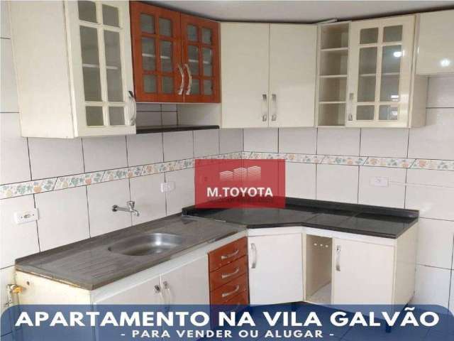 Apartamento para venda e aluguel em Vila Galvão de 45.00m² com 2 Quartos e 1 Garagem