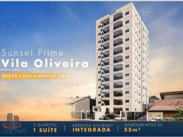 Apartamento para venda em Vila Oliveira de 55.00m² com 2 Quartos, 1 Suite e 1 Garagem