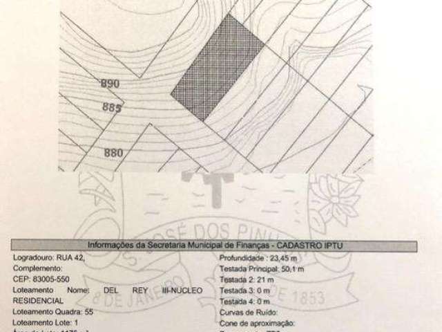 Terreno para venda em Del Rey de 1175.00m²