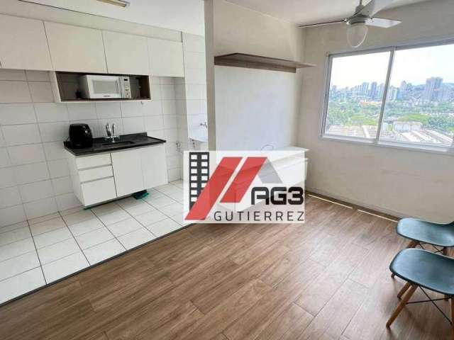 Apartamento de 1 dormitório com móveis planejados e lazer na Água Branca