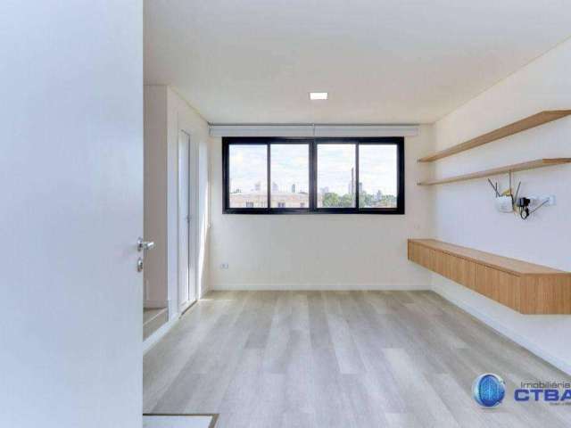 Apartamento Duplex Mobiliado com 2 quartos, 45 m² - venda por R$ 522.000 ou aluguel por R$ 3.200/mês - Rebouças/Centro - Curitiba/PR