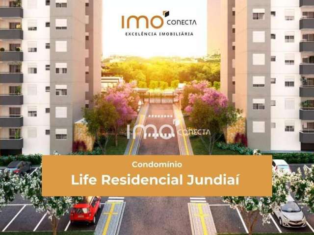 Apartamento com 2 Quartos, sendo 1 suíte à venda, 64 m² - Condomínio Life Residencial - Jundiaí/SP