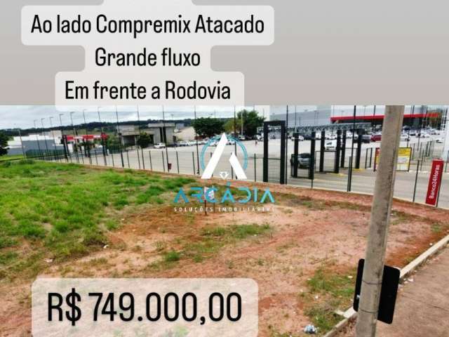 Terreno comercial à venda na Rodovia Assis Chateubriand, Jardim Primavera, São José do Rio Preto por R$ 749.000