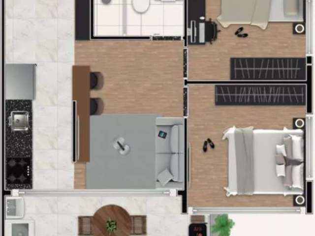 Apartamento com 2 dormitórios à venda, 50 m² por R$ 320.000,00 - Vila Aricanduva - São Paulo/SP - AP4976