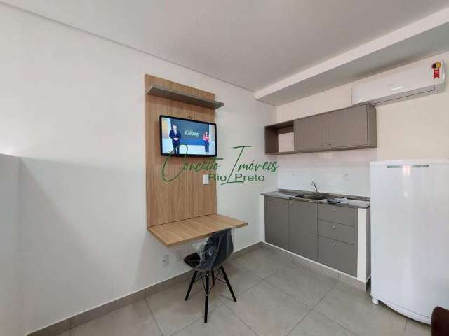 Studio para locação, mobiliado, 1 vaga coberta, Vila Redentora