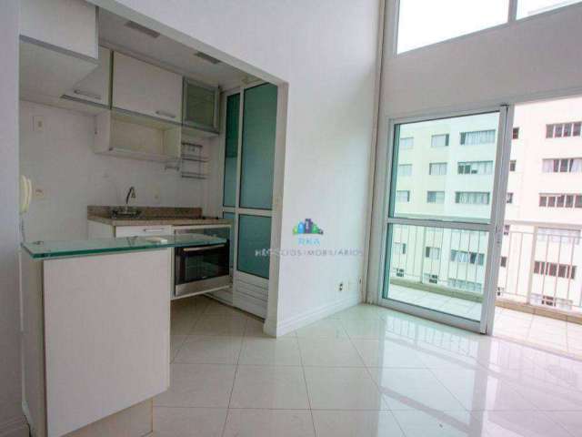 Apartamento Duplex com 1 dormitório à venda, 43 m² por R$ 850.000,00 - Moema - São Paulo/SP