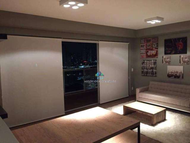 Apartamento Duplex com 1 dormitório à venda, 84 m² por R$ 1.490.000,00 - Brooklin - São Paulo/SP