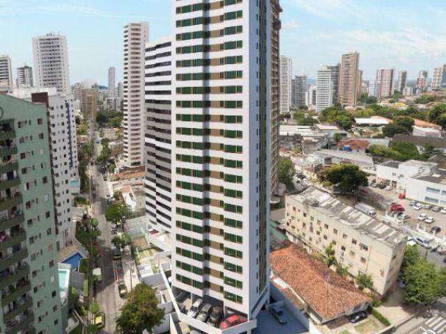 Apartamento com 2 dormitórios à venda, 58 m² por R$ 369.000,00 - Casa Amarela - Recife/PE