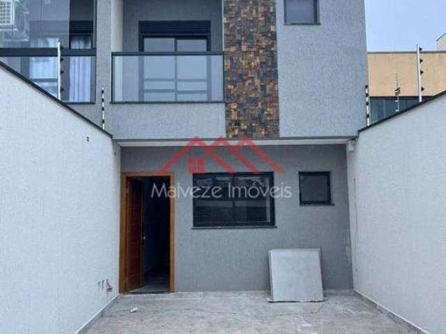 Sobrado com 3 dormitórios à venda, 128 m² por R$ 750.000,00 - Vila Alice - Santo André/SP