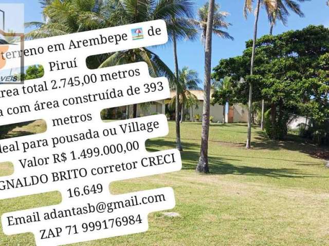 Chácara para Venda em Camaçari, Arembepe (Abrantes), 4 dormitórios, 2 suítes, 5 banheiros, 3 vagas