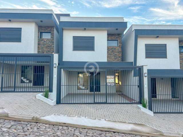 Casa à venda em Novo Hamburgo, Petrópolis, com 3 quartos, com 107.26 m², Reservas Petrópolis