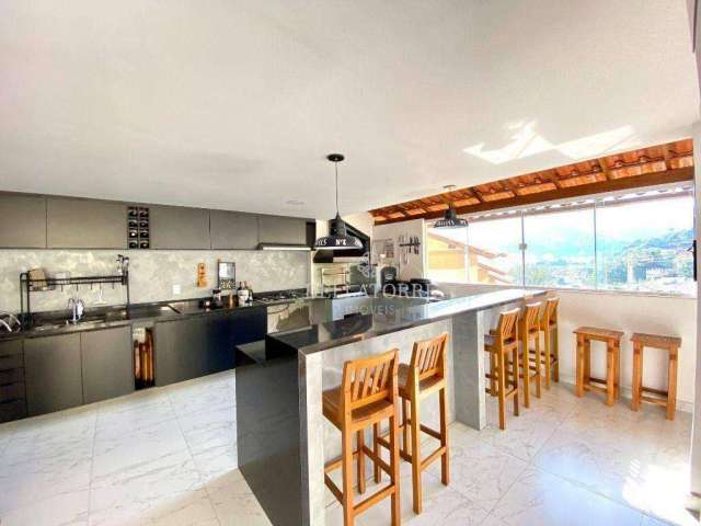 Casa com 4 dormitórios, 220 m² - venda por R$ 875.000,00 ou aluguel por R$ 4.876,40/mês - Araras - Teresópolis/RJ