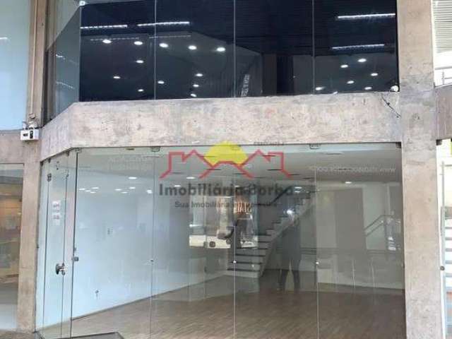 Sala comercial com mezanino no centro de joinville