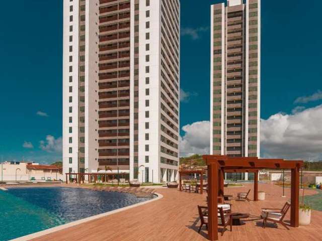 Apartamento com 4 dormitórios senso 1 suíte á Beira Mar de Jacarecica - 130m²