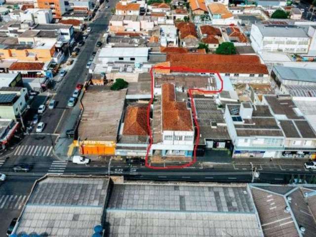 Prédio em Avenida Comercial com Loja, Barracão de Depósito, Garagem e Apto no piso superior