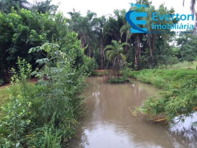 Sítio com poço para peixe, área de 5.000m. em Uberlândia - MG;