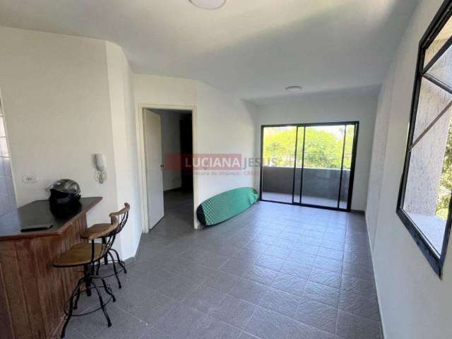 Apartamento para Locação em Guarujá, Praia do Tombo, 1 dormitório, 1 suíte, 1 vaga