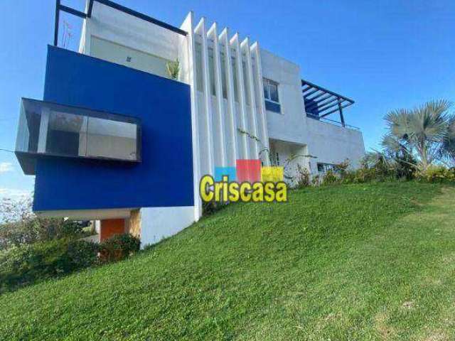 Casa de Alto Padrão com 5 dormitórios à venda, 379 m² por R$ 1.500.000 - Viverde I - Rio das Ostras/RJ