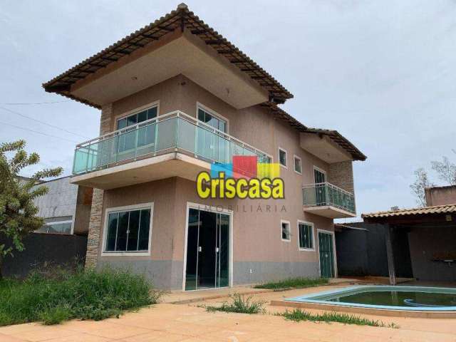 Casa duplex com 2 dormitórios à venda, 80 m² por R$ 400.000 - Verdes Mares - Rio das Ostras/RJ