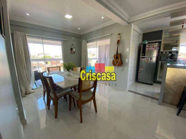 Apartamento com 3 dormitórios à venda, 94 m² por R$ 480.000,00 - Jardim Marileia - Rio das Ostras/RJ