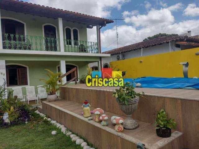 Casa com 4 dormitórios, 253 m² - venda por R$ 1.000.000,00 ou aluguel por R$ 4.697,82/mês - Balneário Remanso - Rio das Ostras/RJ