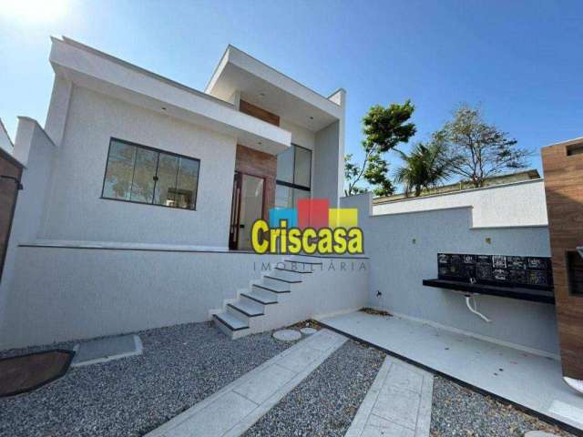 Casa com 2 dormitórios à venda, 71 m² por R$ 420.000,00 - Jardim Campomar - Rio das Ostras/RJ