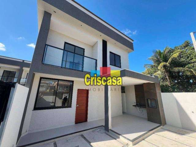 Casa com 3 dormitórios à venda, 140 m² por R$ 630.000,00 - Ouro Verde - Rio das Ostras/RJ