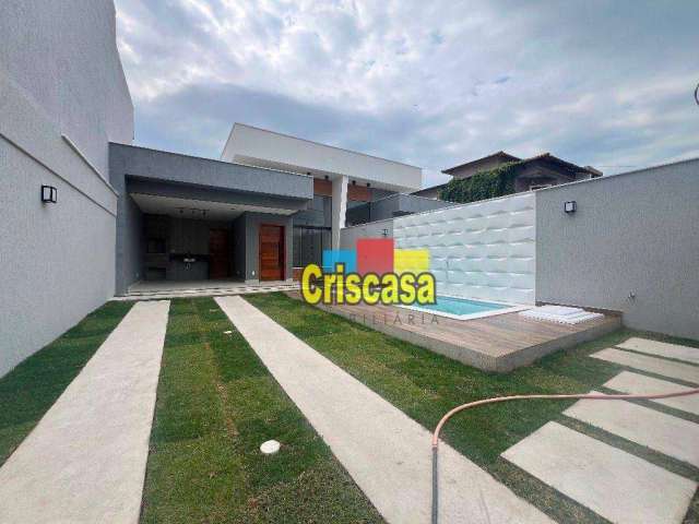 Casa com 3 dormitórios à venda, 112 m² por R$ 690.000,00 - Ouro Verde - Rio das Ostras/RJ