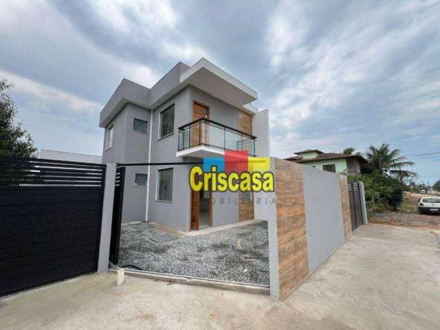 Casa com 2 dormitórios à venda, 70 m² por R$ 295.000,00 - Verdes Mares - Rio das Ostras/RJ