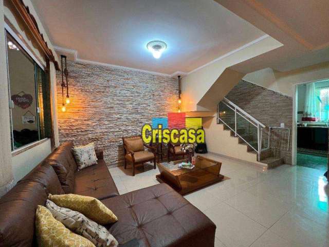 Casa com 3 dormitórios à venda, 110 m² por R$ 750.000,00 - Balneário Remanso - Rio das Ostras/RJ