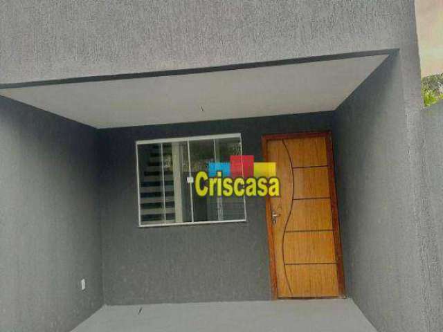 Casa com 2 dormitórios à venda, 52 m² por R$ 180.000 - Chácara Mariléa - Rio das Ostras/RJ