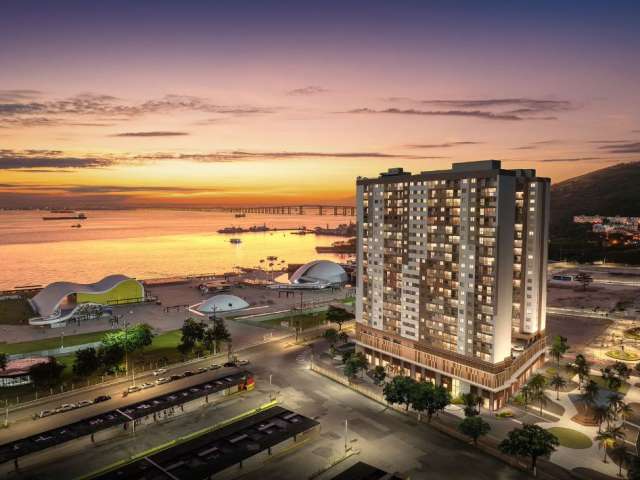 Excelente Apartamento de 1, 2 e 3 quartos com varanda,suíte , vaga e com vista para a Baía de Guanabara - Niterói - RJ