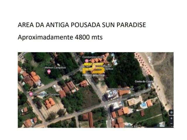 Área de 4800m² a venda por R$2.200.000,00.