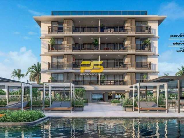 Apartamento alto padrão pé na areia 66m² 2 suítes na praia de Formosa, a venda por R$ 826.375,00