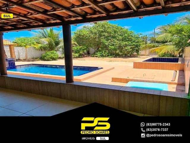 Casa Com 1 Dormitório à Venda Por R$ 380.000,00 - Jacumã - Conde/pb