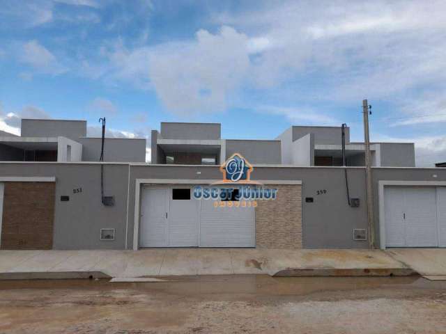 Casa Plana com 3 Quartos (2 Suítes sendo 1 Reversível), 107 m² por R$ 405.000 - Messejana - Fortaleza/CE