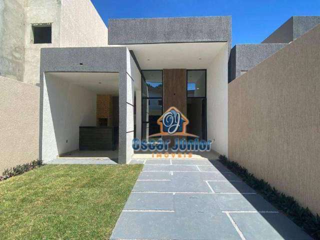 Casa com 3 dormitórios à venda, 107 m² por R$ 438.000,00 - Messejana - Fortaleza/CE