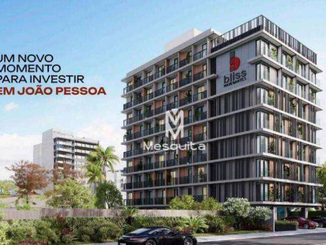 Flat com 1 dormitório à venda, 26 m² por R$ 365.619,00 - Tambaú - João Pessoa/PB