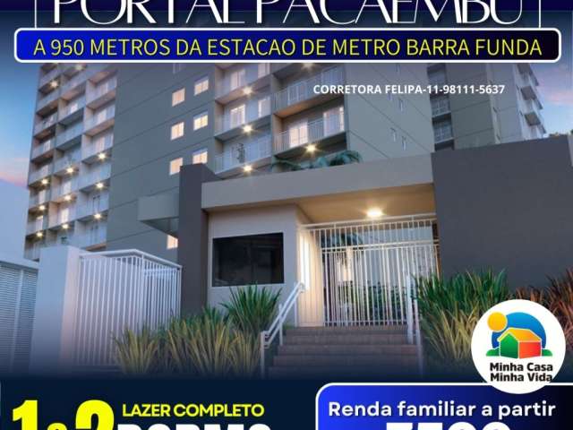 Apartamentos com 2 dorm. ao lado Fórum  da Barra Funda bem pertinho do Metrô