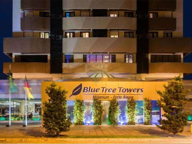 Flat com Serviços Exclusivos no Blue Tree Towers Millenium Porto Alegre Hotel!