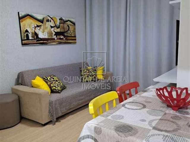 Apartamento com 1 quarto no canto do forte em praia grande